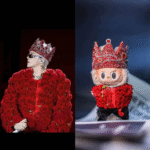 labubu clothing G-Dragon Red rose suit