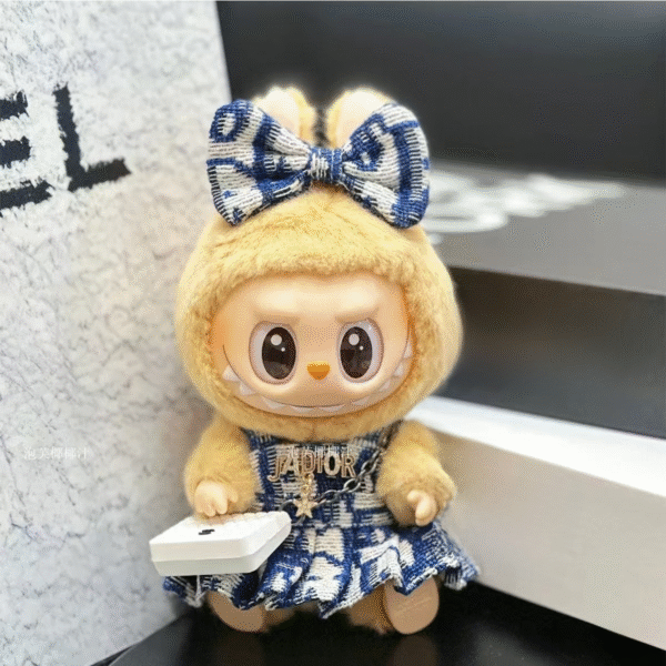 Labubu clothing Dior dress set