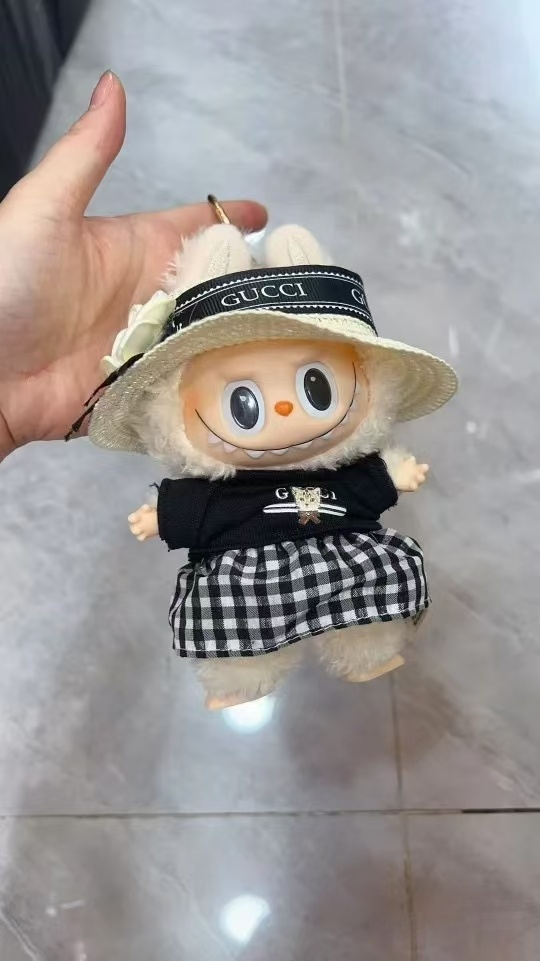 Labubu clothing Gucci dress set