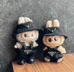 Labubu x Prada Black Trendy Set