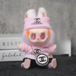 Labubu clothing Chanel  pink set