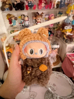 Labubu clothing teddy bear ice cream set