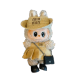 Labubu clothing Jang Wonyoung Chanel-style set