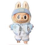 Labubu hoodie American fashion set