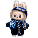 Labubu hoodie American fashion set