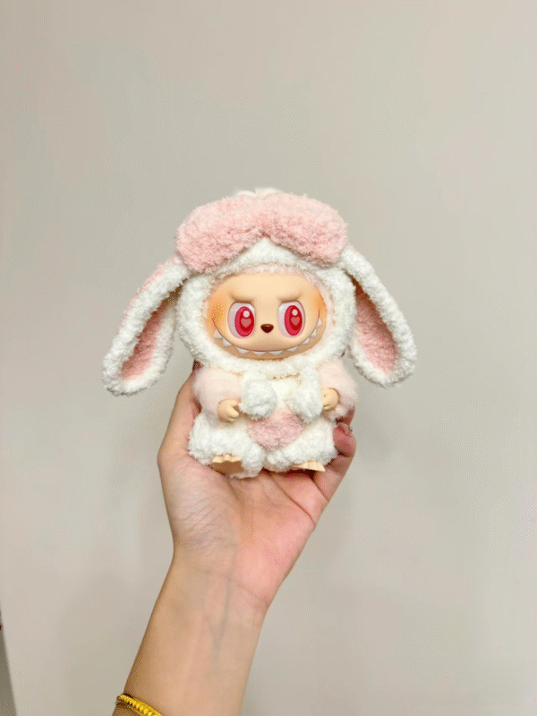 Labubu clothing fluffy rabbit onesie set