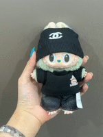 Labubu clothing Chanel black set