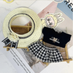 Labubu clothing Gucci dress set