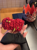 labubu clothing G-Dragon Red rose suit