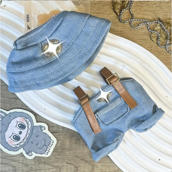 Labubu Blue Gucci Outfit