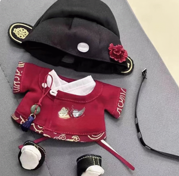 Labubu clothing Xiao Zhan Hanfu set