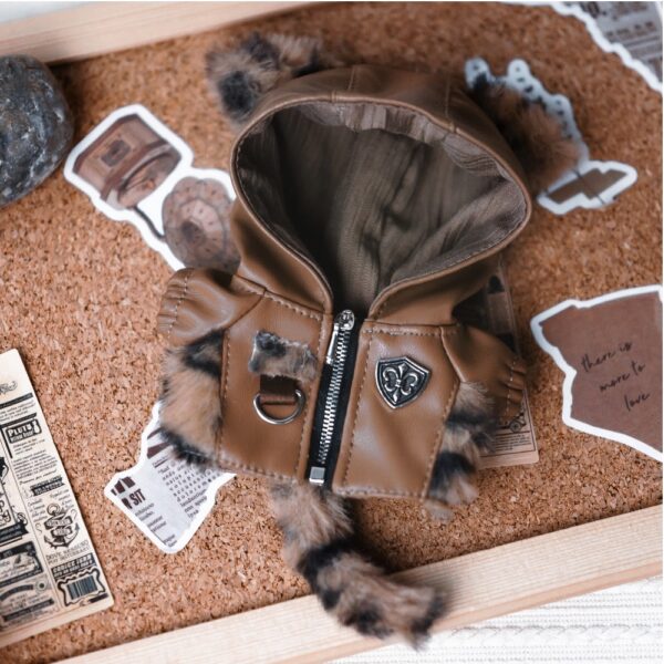 Labubu clothing cool biker suit set