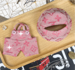 Labubu clothes LV denim overalls