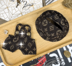 Labubu clothes LV denim overalls