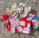 Labubu Big Cherry Blossom kimono