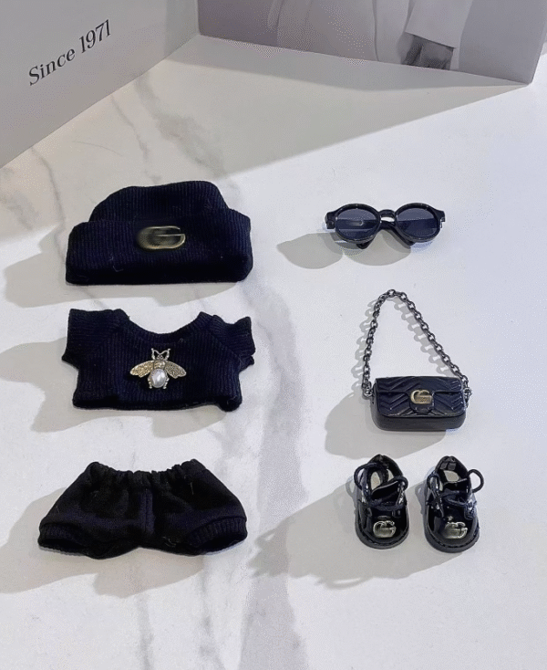 Labubu x Gucci Black Trendy Suit