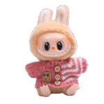 Labubu clothing - Korean-style woolen clothing set