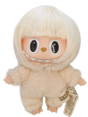 Labubu high-temperature silk wig