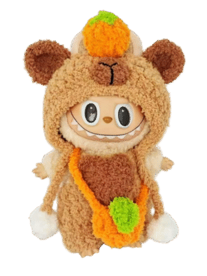 Labubu Capybara knitted set