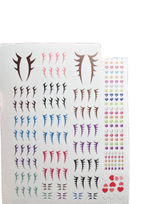 Labubu DIY Eyelash Stickers