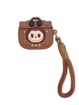 Labubu cute cartoon briefcase headphone cover
