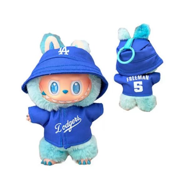 Labubu clothing LA baseball sports set
