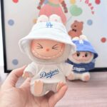 Labubu clothing LA baseball sports set
