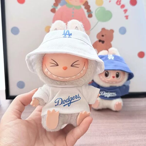 Labubu clothing LA baseball sports set