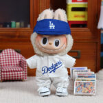 Labubu clothing LA baseball sports set