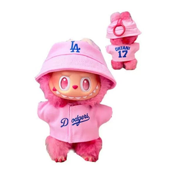 Labubu clothing LA baseball sports set