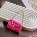 Labubu Sequin Chain Mini Square Bag