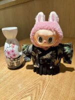 Labubu Green Bamboo Kimono