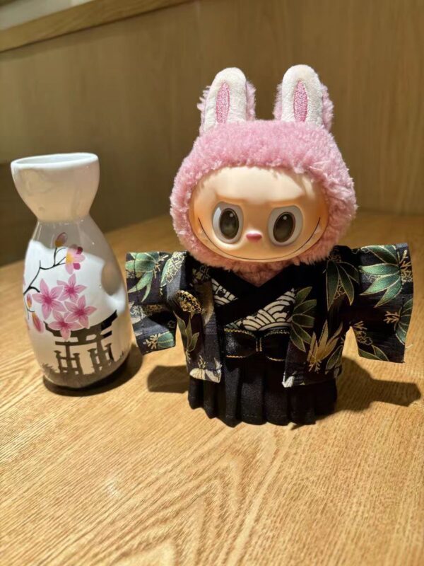 Labubu Green Bamboo Kimono