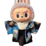 Labubu Blue Butterfly Kimono