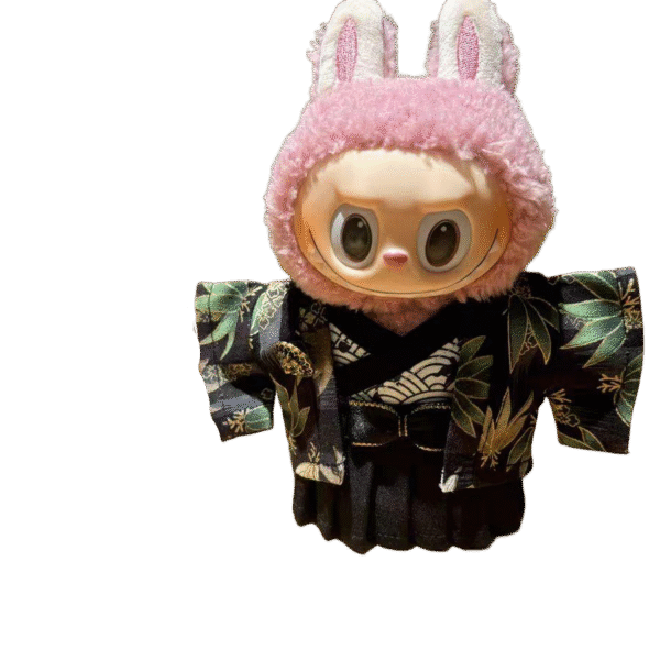 Labubu Green Bamboo Kimono