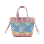 Labubu Macaron Vintage Flower Basket Bag