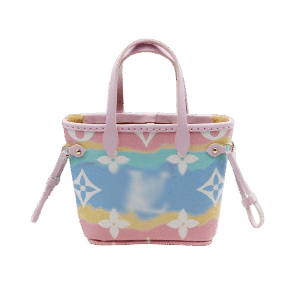 Labubu Macaron Vintage Flower Basket Bag