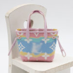Labubu Macaron Vintage Flower Basket Bag