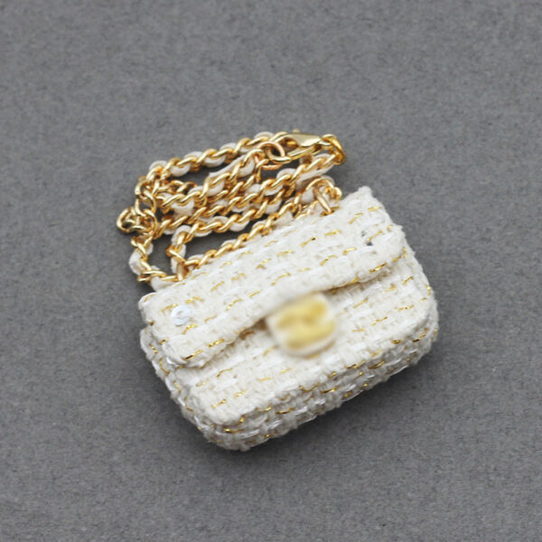 Labubu Tweed Chain Square Bag