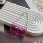 Labubu Sequin Chain Mini Square Bag