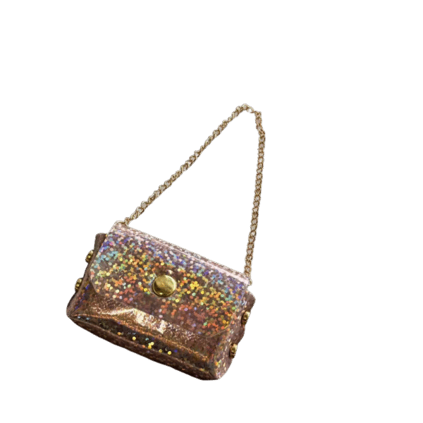 Labubu Sequin Chain Mini Square Bag