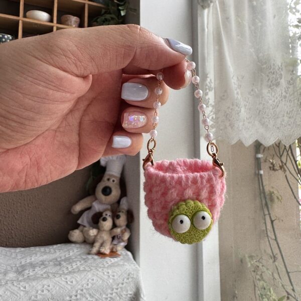 Labubu Snack Bead Chain Mini Crossbody Bag