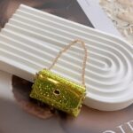 Labubu Sequin Chain Mini Square Bag