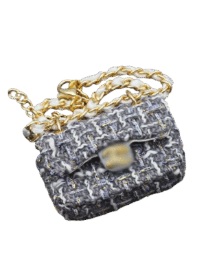 Labubu Tweed Chain Square Bag