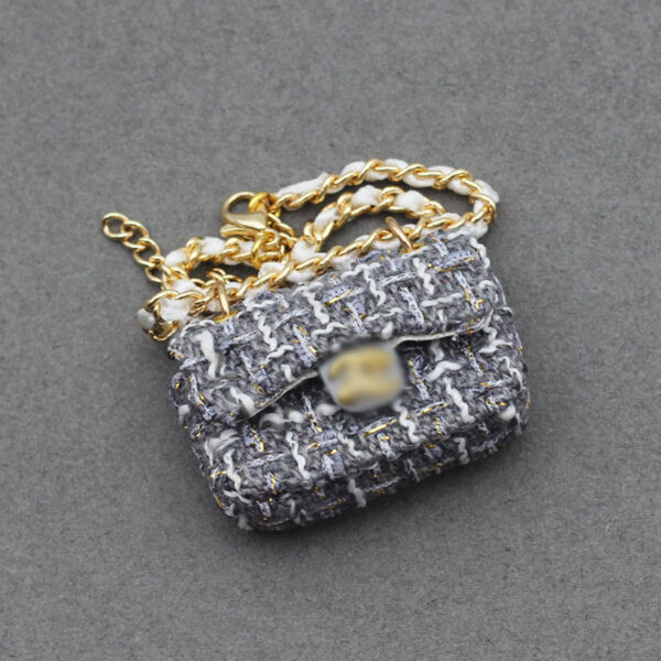 Labubu Tweed Chain Square Bag