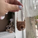 Labubu Snack Bead Chain Mini Crossbody Bag