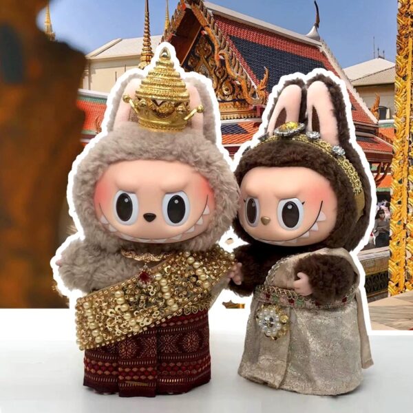 Labubu Thai Monk Four-Piece Costume