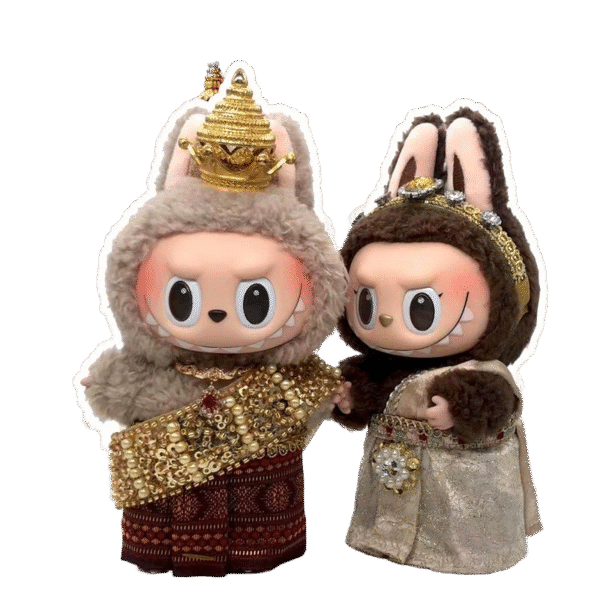 Labubu Thai Monk Four-Piece Costume